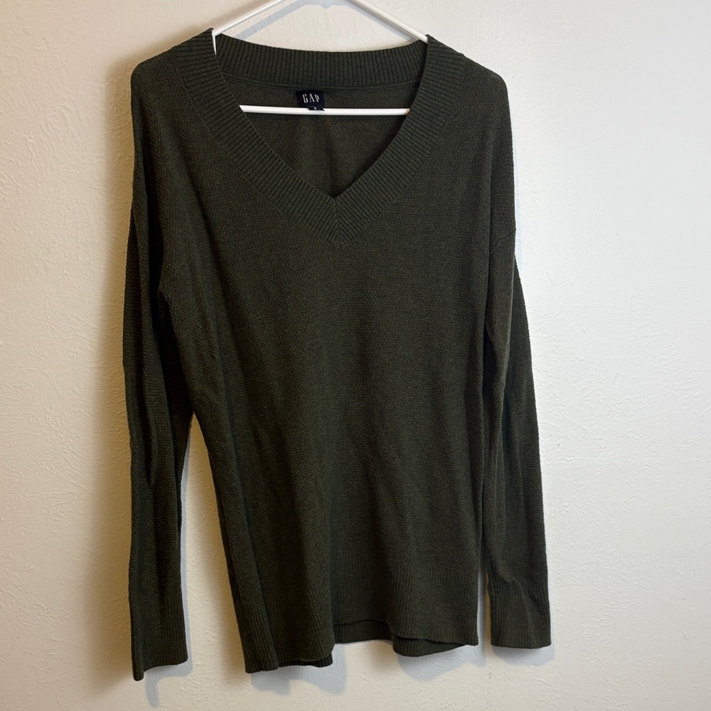 GAP Deep Green V-Neck Pullover